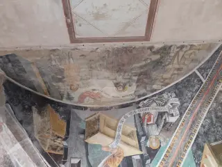 Affresco - Cappella dei Cavalieri di Malta o San Giovanni a CavallermaggioreFrazione Motta San Giovanni