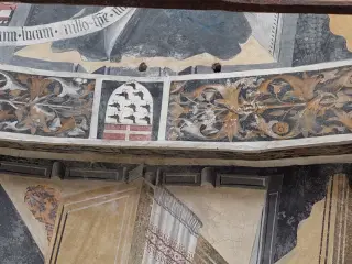 Stemma dei Piossasco - Cappella dei Cavalieri di Malta o San Giovanni a CavallermaggioreFrazione Motta San Giovanni