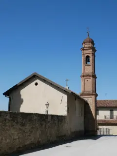Retro e campanile - Confraternita di San Giovanni Battista a Cigliè