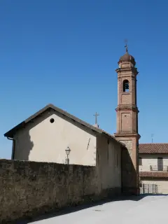 Retro e campanile - Confraternita di San Giovanni Battista a Cigliè