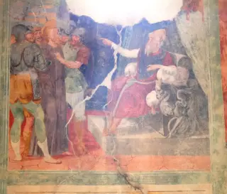 Cristo davanti ad Anna - Cappella di San Dalmazzo a CiglièFrazione Peironi