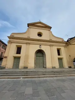 Facciata - Parrocchiale della Beata Vergine Assunta a Crescentino