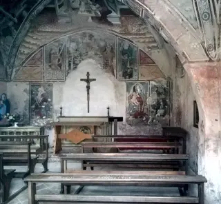 Affreschi absidali - Chiesa di San Gregorio o Madonna della Serra a Crevacuore