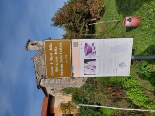 Pannello illustrativo - Chiesa o Santuario della Madonna Della Fontana o della Visitazione a Dormelletto