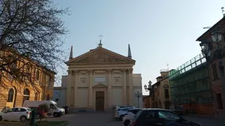 Facciata - Parrocchiale di Sant'Ambrogio a Frassineto Po