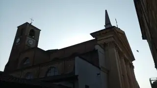Campanile - Parrocchiale di Sant'Ambrogio a Frassineto Po