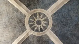 Chiave di volta - Cappella della Madonna del Boschetto a Frossasco