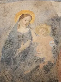 Madonna col Bambino - Cappella della Madonna del Boschetto a Frossasco