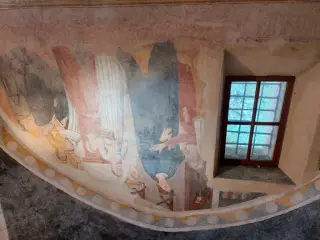 Visita di Maria ad Elisabetta - Cappella della Madonna del Boschetto a Frossasco