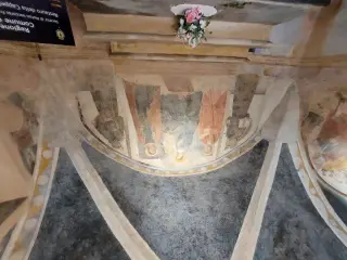 Madonna col Bambino e santi - Cappella della Madonna del Boschetto a Frossasco