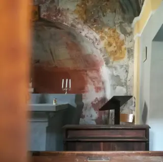 Interno - Oratorio di San Giacomo Apostolo a Ghislarengo