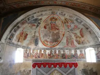 Affreschi del catino absidale - Chiesa di San Felice a Cinaglio