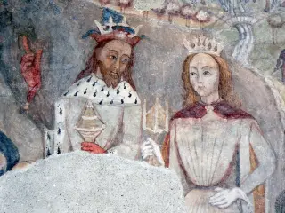 Adorazione dei Magi, i Magi - Parrocchiale di San Vincenzo Diacono e Martire a Giaglione