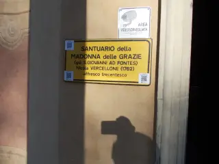 Pannello illustrativo - Santuario della Madonna delle Grazie a Cherasco