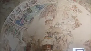 Affreschi absidale - Cappella del Cimitero o San Pietro a Issiglio