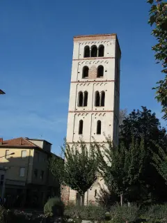 Campanile lato est - Campanile Torre di Santo Stefano a Ivrea