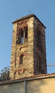 Campanile - Chiesa di San Quirico a VillarbasseFrazione Corbiglia