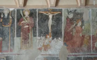 Crocifissione - Santuario della Madonna dei Campi a Landiona