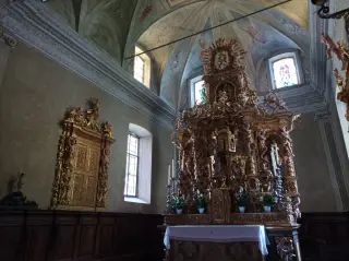 Interno - Altare - Cappella della Parrocchiale di San Pietro e Paolo a Boccioleto