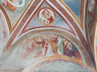 Affreschi cappella - Cappella della Parrocchiale di San Pietro e Paolo a Boccioleto