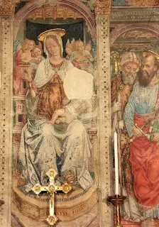 Affreschi Cappella Santa Margherita - Santuario di Santa Maria Assunta a Serralunga di CreaFrazione Santuario di Crea