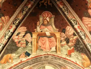 Affreschi Cappella Santa Margherita - Santuario di Santa Maria Assunta a Serralunga di CreaFrazione Santuario di Crea