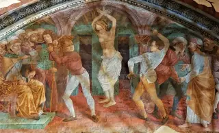 Affreschi Cappella Santa Margherita - Santuario di Santa Maria Assunta a Serralunga di CreaFrazione Santuario di Crea