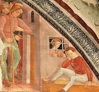 Affreschi Cappella Santa Margherita - Santuario di Santa Maria Assunta a Serralunga di CreaFrazione Santuario di Crea